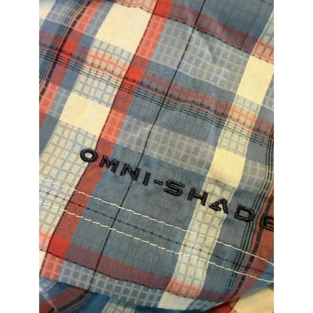 Columbia PFG Fishing Shirt Mens XXL Omni Shade Performance Vented Plaid - Picture 14 of 15